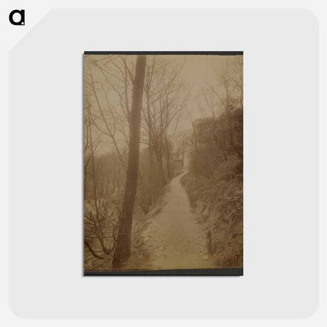 アートポストカード-Père Lachaise, Chemin des Chèvres
 - ウジェーヌ アジェ Postcard.