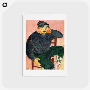 アートポストカード-The Young Sailor II - アンリ マティス Postcard.