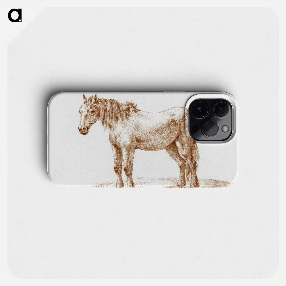 Standing horse - Jean Bernard Phone Case.