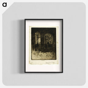 アートポスター-Entrance to Henry VII's Chapel, Westminster
 - ジョセフ ペネル Poster.