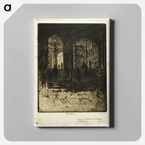アートパネル-Entrance to Henry VII's Chapel, Westminster
 - ジョセフ ペネル Canvas.