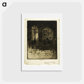 アートポストカード-Entrance to Henry VII's Chapel, Westminster
 - ジョセフ ペネル Postcard.