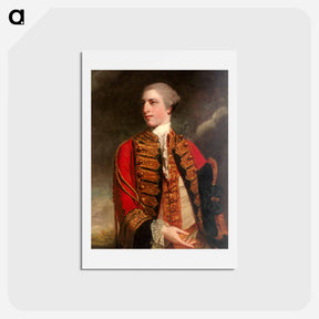 アートポストカード-Portrait of Charles Fitzroy, 1st Baron Southampton - ジョシュア レノルズ Postcard.