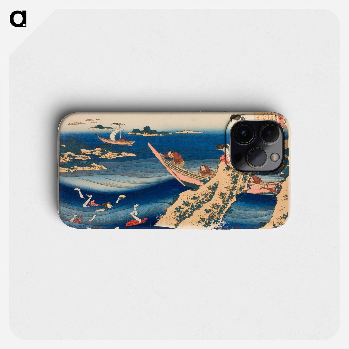 Hokusai's Sangi Takamura - Katsushika Hokusai Phone Case.