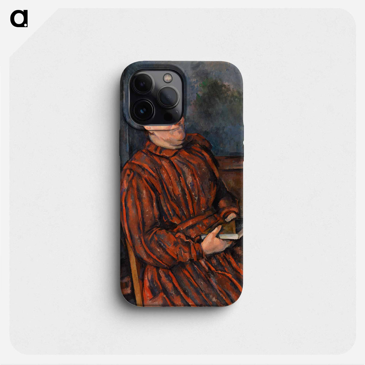 Portrait of a Woman - Paul Cezanne Phone Case.