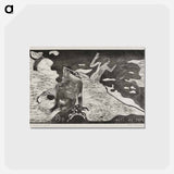 アートポストカード-Women at the River - ポール ゴーギャン Postcard.