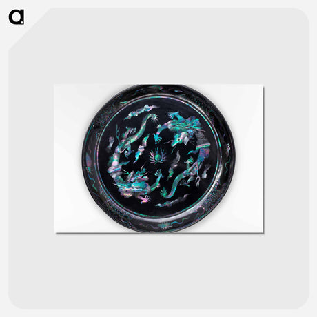 アートポストカード-Dragons Chasing a Flaming Pearl
 - セントルイス美術館 Postcard.