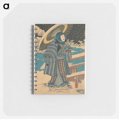 アートメモ帳-Man with a Parasol
 - 歌川 国貞 Memo.