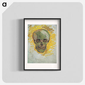 アートポスター-Skull - フィンセント ファン ゴッホ Poster.