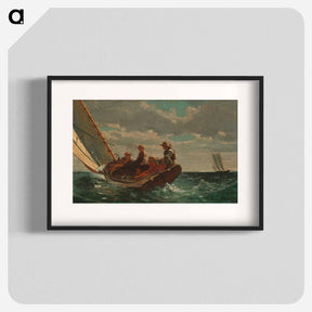 アートポスター-Breezing Up, A Fair Wind - ウィンスロー ホーマー Poster.