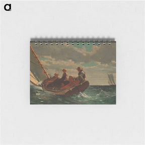 アートメモ帳-Breezing Up, A Fair Wind - ウィンスロー ホーマー Memo.