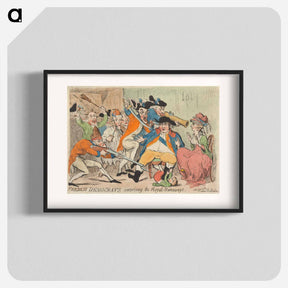 アートポスター-French Democrats Surprizing the Royal-Runaways
 - イェール大学アートギャラリー Poster.