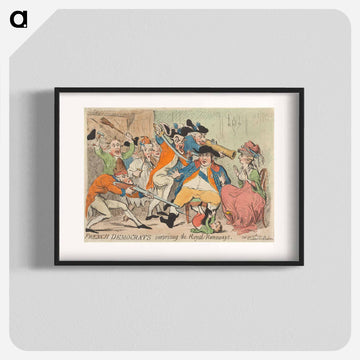 French Democrats Surprizing the Royal-Runaways
 - イェール大学アートギャラリー Poster.