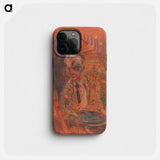 Self-portrait with palette - アーノルド ピーター ワイズ クビンチャン Phone Case.