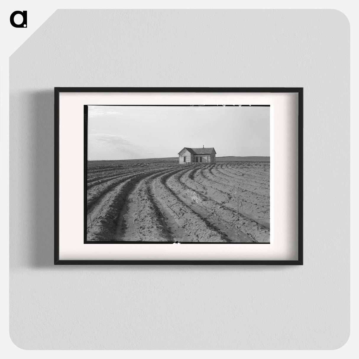 Power farming displaces tenants from the land in the western dry cotton area. Childress County, Texas Panhandle - ドロテア ラング Poster.