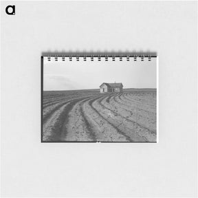 アートメモ帳-Power farming displaces tenants from the land in the western dry cotton area. Childress County, Texas Panhandle - ドロテア ラング Memo.