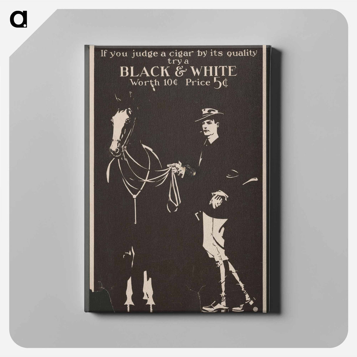 アートパネル-Black & White - エドワード ペンフィールド Canvas.
