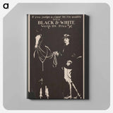 アートパネル-Black & White - エドワード ペンフィールド Canvas.