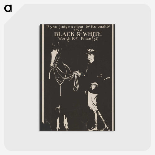 Black & White - エドワード ペンフィールド Postcard.