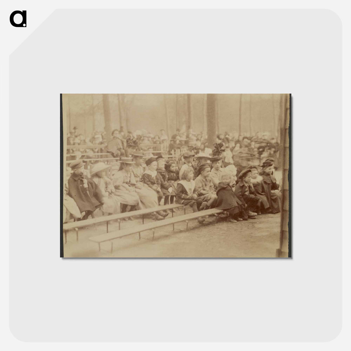 アートポストカード-Guignol, jardin Luxembourg
 - ウジェーヌ アジェ Postcard.