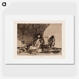 Sairaat ja terveet (sanos y enfermos) - フランシスコ デ ゴヤ Poster.