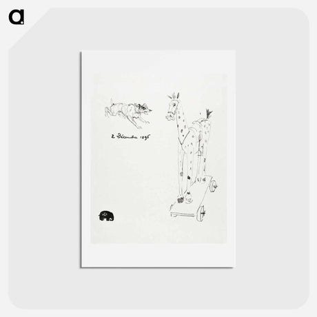 アートポストカード-Menu Sylvain - アンリ ド トゥールーズ ロートレック Postcard.