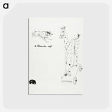 アートポストカード-Menu Sylvain - アンリ ド トゥールーズ ロートレック Postcard.