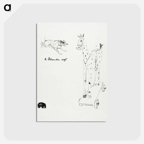 アートポストカード-Menu Sylvain - アンリ ド トゥールーズ ロートレック Postcard.