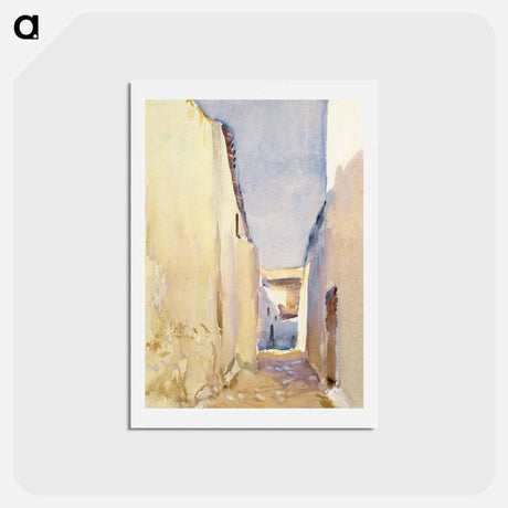 アートポストカード-Tangier - ジョン シンガー サージェント Postcard.