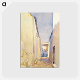 アートポストカード-Tangier - ジョン シンガー サージェント Postcard.