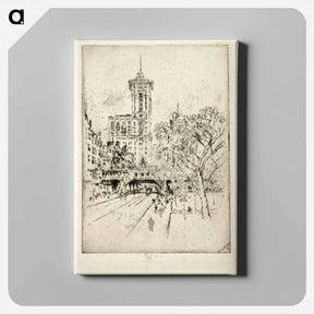 アートパネル-Times Building and 42nd Street
 - ジョセフ ペネル Canvas.