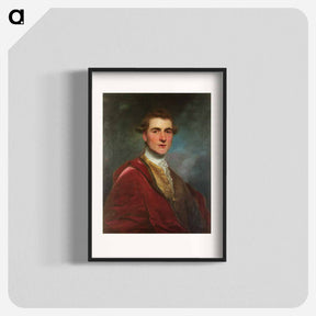 アートポスター-Portrait of Charles Hamilton, 8th Early of Haddington - ジョシュア レノルズ Poster.