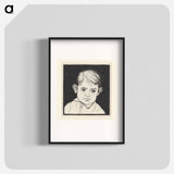 Portrait of an elderly man - Julie de Graag Poster.