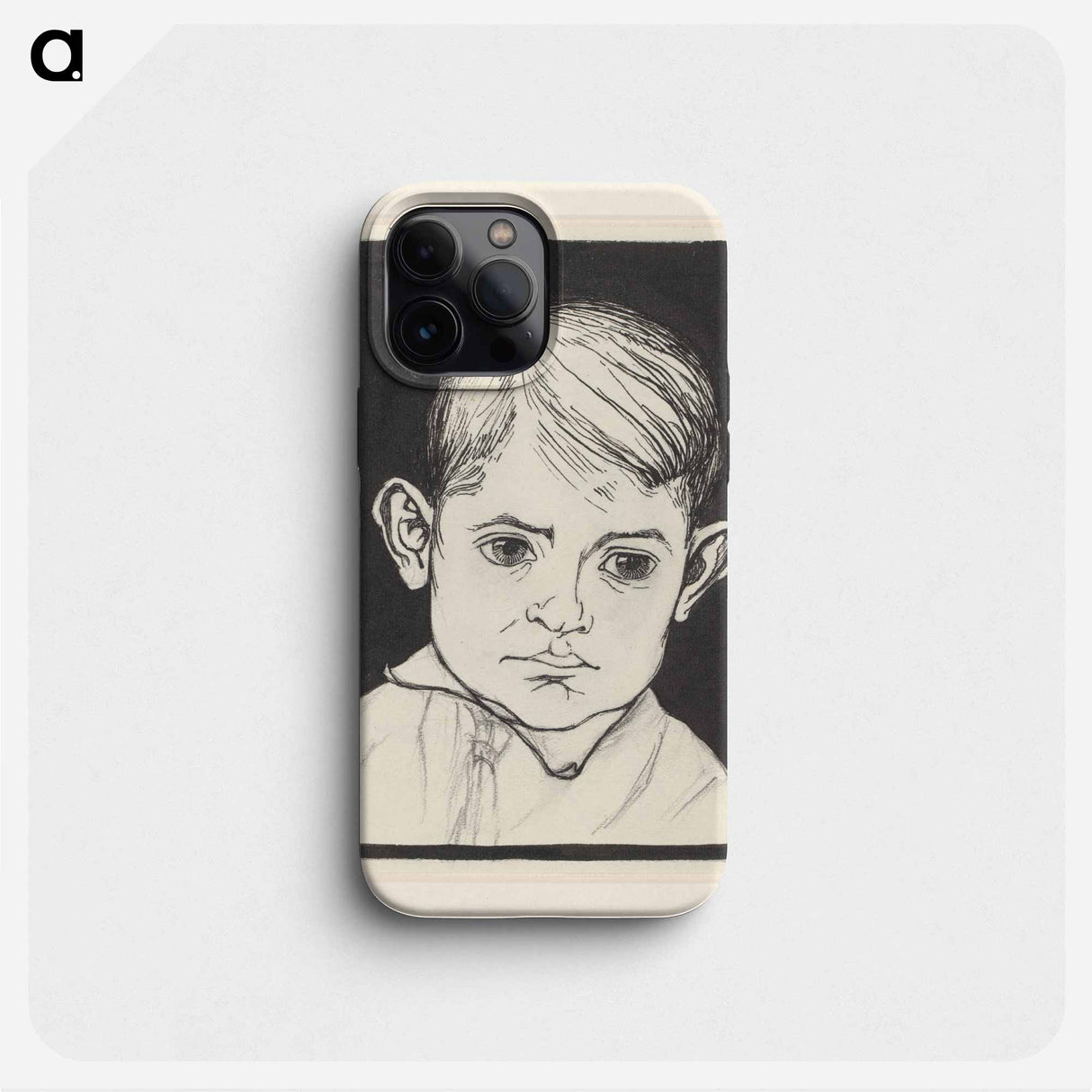 Portret van een onbekende jongen - ジュリー デ グラーグ Phone Case.