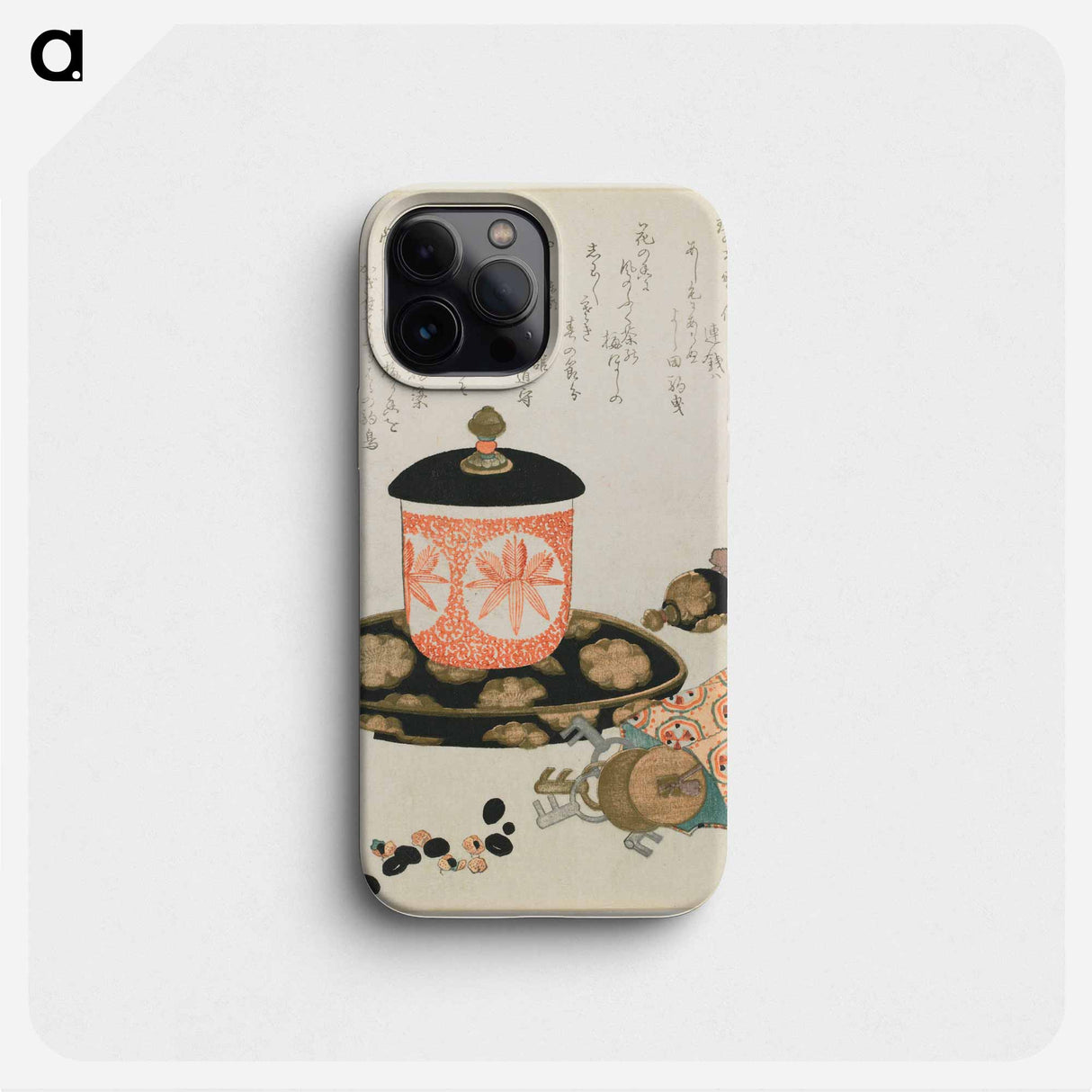 Leading-a-Horse Money - 葛飾 北斎 Phone Case.