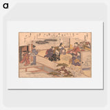 Gifts from the Ebb Tide (The Shell Book) (Shiohi no tsuto) - 喜多川 歌麿 Poster.