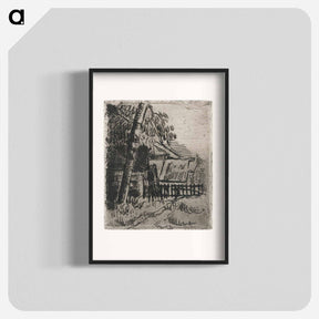 アートポスター-Landscape at Auvers - ポール セザンヌ Poster.