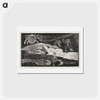 アートポストカード-Te po (The Night) - ポール ゴーギャン Postcard.