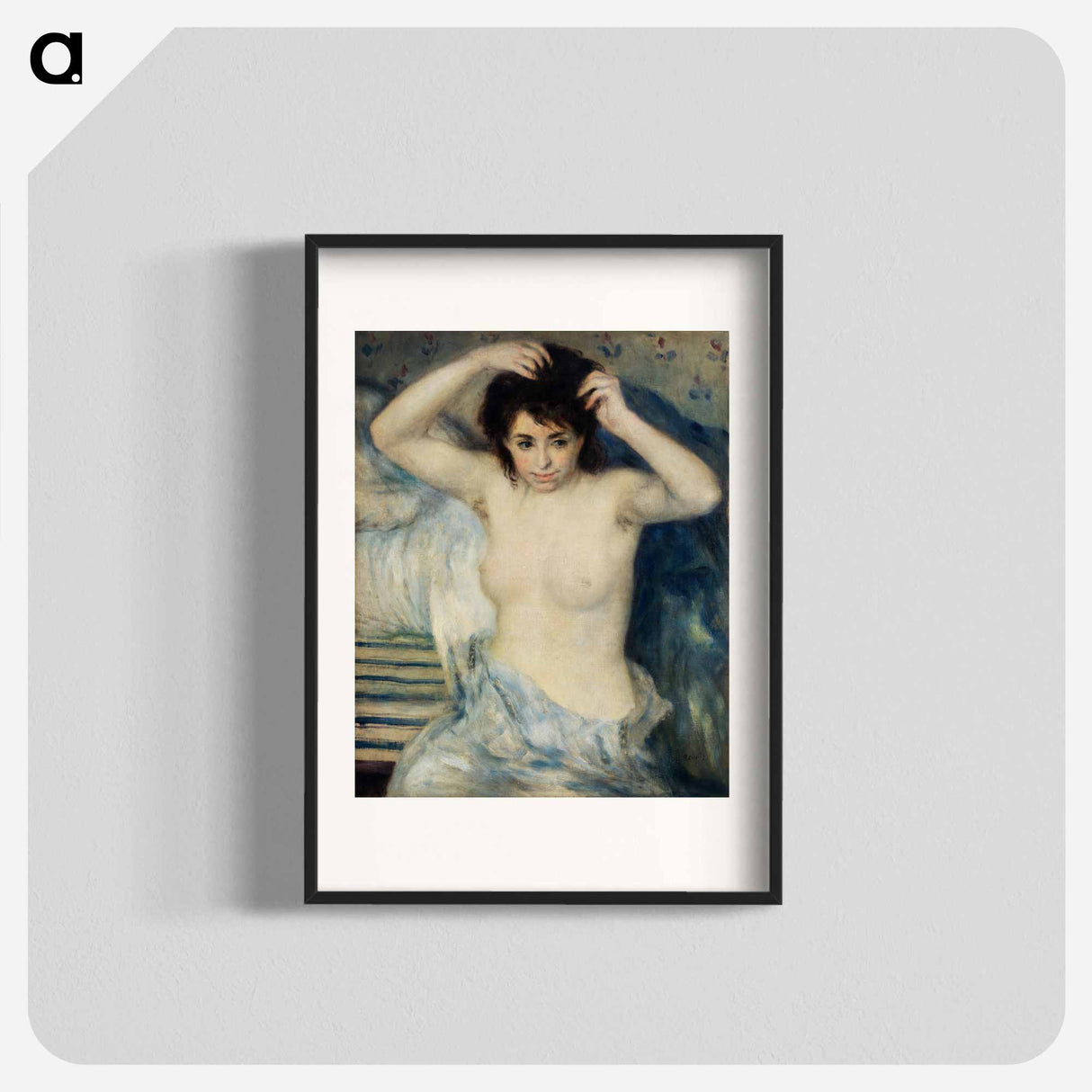 Before the Bath - Pierre-Auguste Renoir Poster.