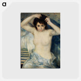 アートポストカード-Before the Bath - ピエール オーギュスト ルノワール Postcard.