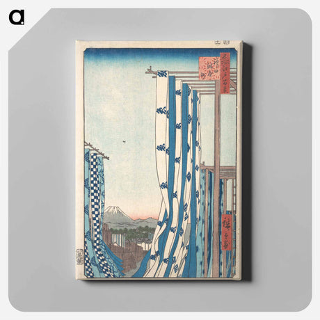 アートパネル-Dye House at Konya-cho, Kanda
 - 歌川 広重 Canvas.