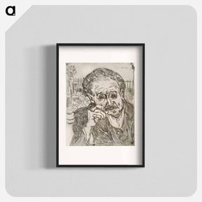 アートポスター-Portrait of Dr. Gachet - フィンセント ファン ゴッホ Poster.
