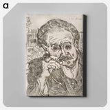 アートパネル-Portrait of Dr. Gachet - フィンセント ファン ゴッホ Canvas.