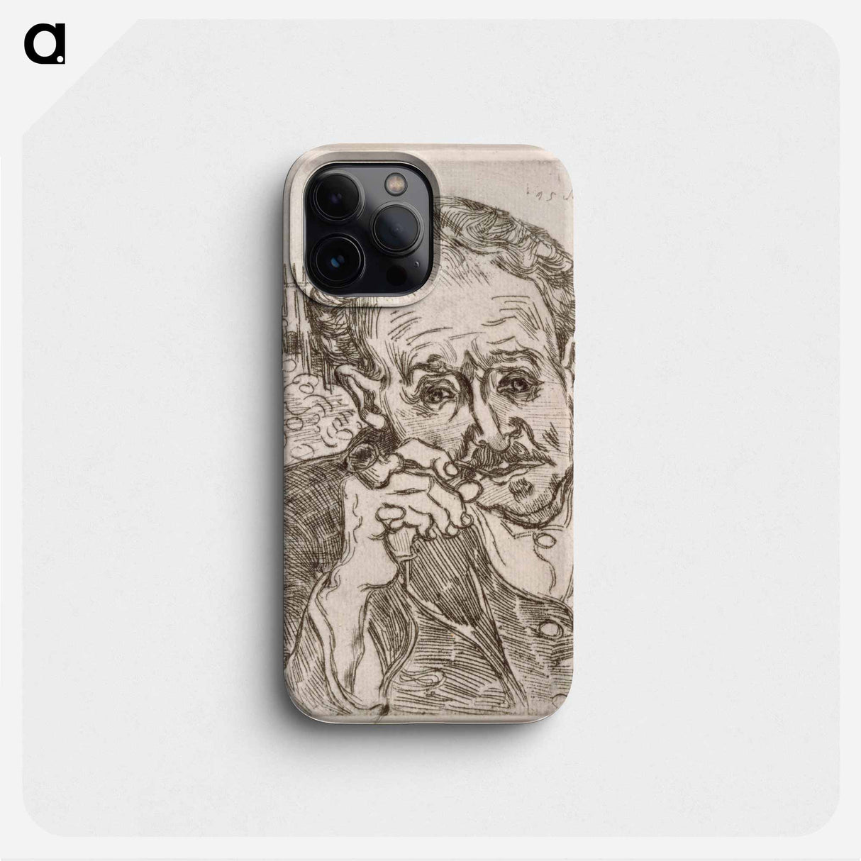 Portrait of Dr. Gachet - Vincent van Gogh Phone Case.