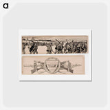 アートポストカード-Adlercreutz-runon sivuvinjetti - アルバート エーデルフェルト Postcard.