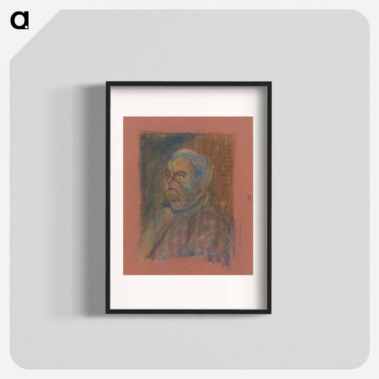 Portrait of a man - アーノルド ピーター ワイズ クビンチャン Poster.