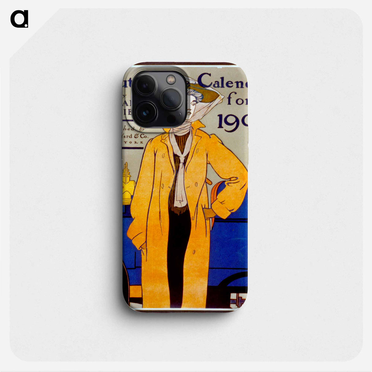 Automobile calendar - エドワード ペンフィールド Phone Case.