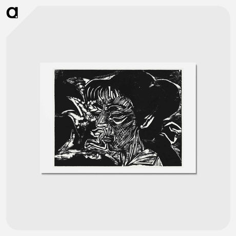 アートポストカード-Fanny Wocke - エルンスト ルートヴィヒ キルヒナー Postcard.