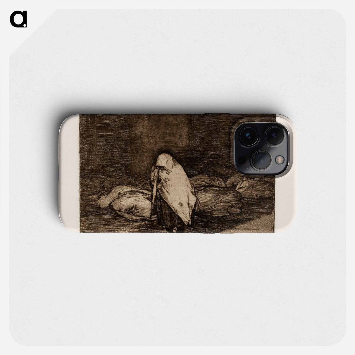 Kuoleman vuoteet - Francisco de Goya Phone Case.