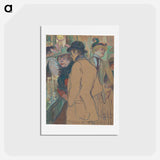 アートポストカード-Alfred la Guigne - アンリ ド トゥールーズ ロートレック Postcard.